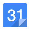 Blue square with number 31 in centre to show the calendar app on an Android tablet
