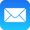 Mail icon with blue background
