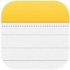 Notes icon with white background