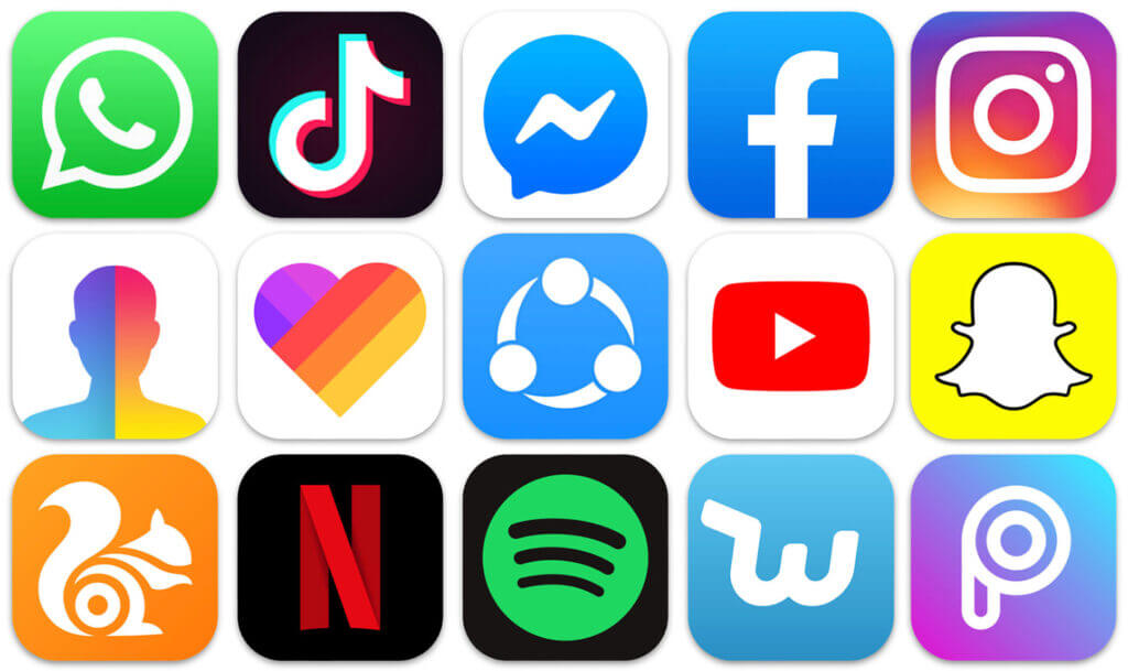 Different app icons