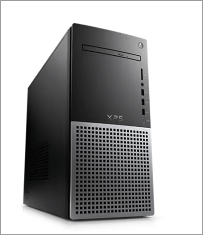 XPS black and grey computer tower